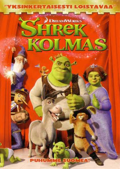 Finnish DVDs - Shrek The Third