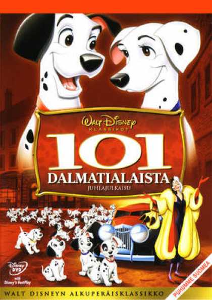 Finnish DVDs - 101 Dalmatians