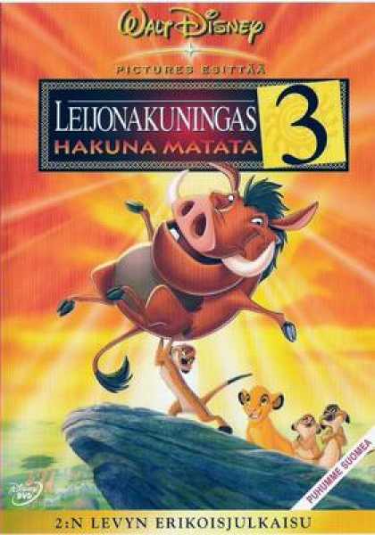 Finnish DVDs - The Lion King 3 Special