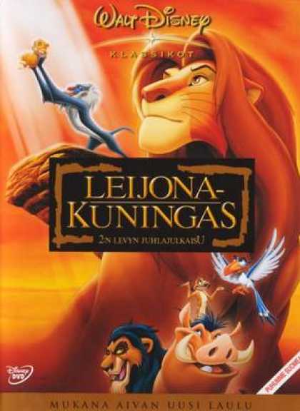 Finnish DVDs - The Lion King Special
