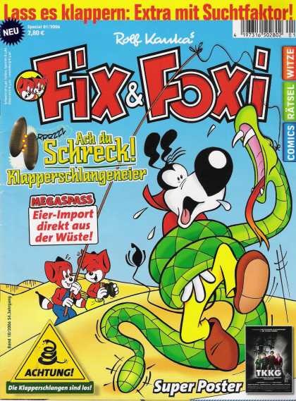Fix & Foxi (2005) 11 - Snake - Foxes - Dog - Comedy - Super Poster