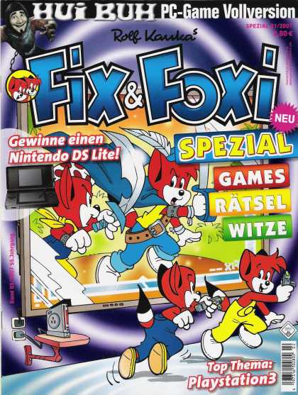 Fix & Foxi (2005) 18 - Fox - Sword - Video Games - Television - Play