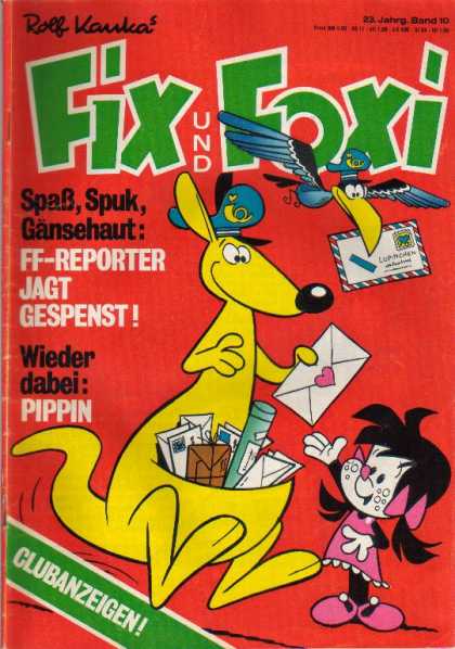 Fix und Foxi 1001 - Rolf Kauka - Crow - Kengooroo - Letter - Girl