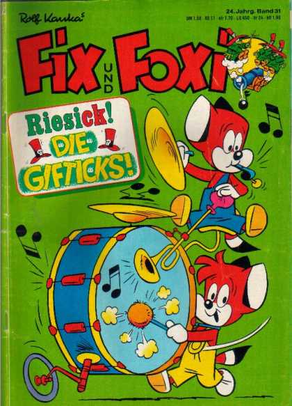 Fix und Foxi 1074 - Rolf Kauka - Riesick - Cymbals - Drum - Instrument