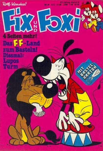 Fix und Foxi 1116 - Rolf Kauka - Lion - Foxes - Dog - Teeth