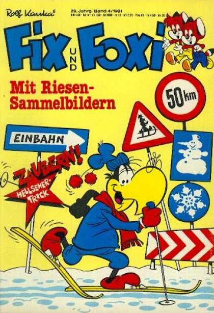 Fix und Foxi 1159 - Mit Reisen - Sammelbildern - Einbahn - 50 Km - Hellsheher Trick