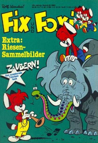 Fix und Foxi 1160 - German - Fox - Horn - Snake - Elephant