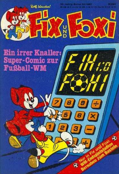 Fix und Foxi 1169 - Soccer Ball - Calculator - Animals - Numbers - Tail