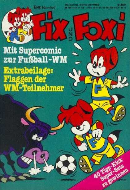 Fix und Foxi 1171 - Fox - Bull - Soccer - Mit Supercomic - Cleats