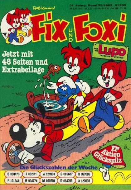 Fix und Foxi 1187 - German - Green - Red - Smurf - Fish