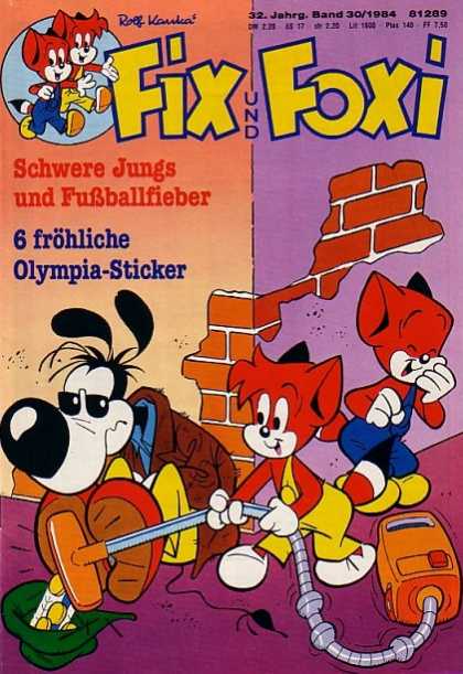 Fix und Foxi 1201 - Vacuum Cleaner - Coins In Hat - Blind - Sunglasses - Laughing