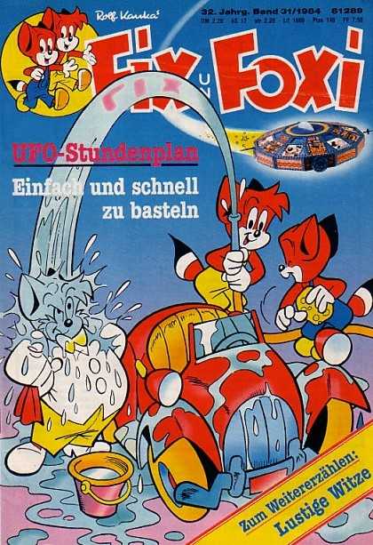 Fix und Foxi 1202 - Hose - Carwash - Volkswagen - Pail - Sponge