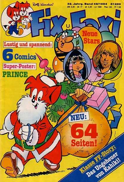 Fix und Foxi 1215 - Foxes - Santa - Christmas - Stars - Kids