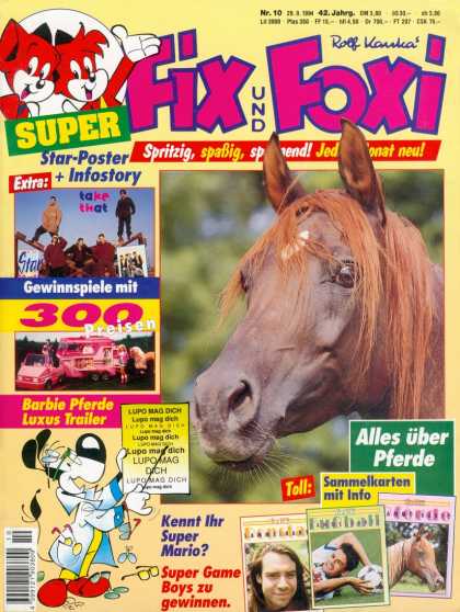 Fix und Foxi 1245 - Horse - Fox - Poster - Dog - Barbie