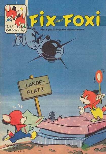 Fix und Foxi 144 - Fox - Mattress - Falling - Pillow - Dog