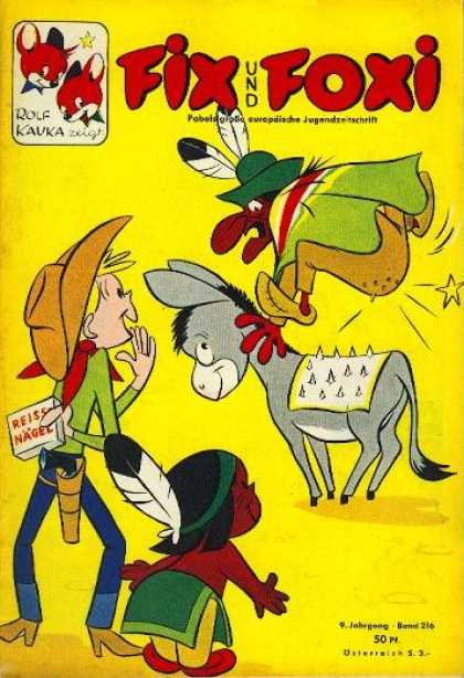 Fix und Foxi 216 - One Donkey - One Little Boy - Hat - Star - Rideing