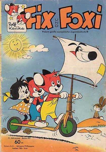 Fix und Foxi 321 - Fox - Scooter - Mast - Sun - Rabbit