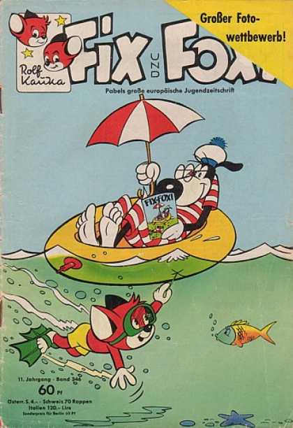 Fix und Foxi 346 - Practical Jokes - Twins - Swimming - Sunbathe - Reading