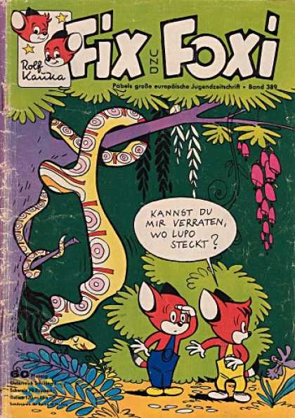 Fix und Foxi 389 - Fix Foxi - Comic - Snake - Foxes - Forest