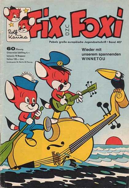 Fix und Foxi 407 - Fox - Crow - Guitar - Bass - Water