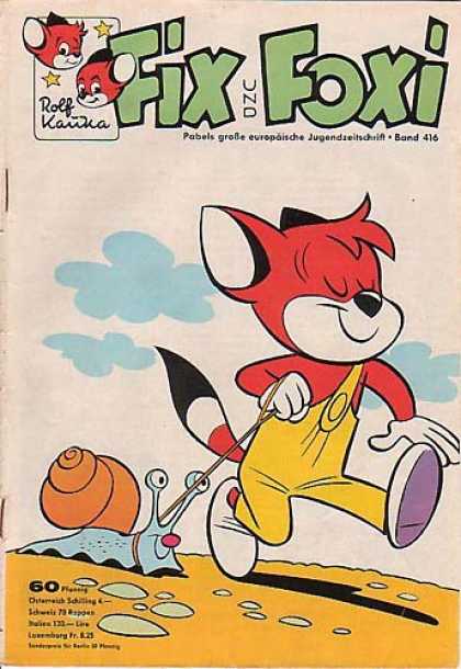 Fix und Foxi 416 - Snail - Fox - Leash - Tail - Clouds