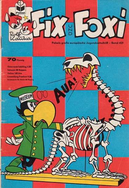 Fix und Foxi 421 - Museum - Bones - Glasses - Display - Fox