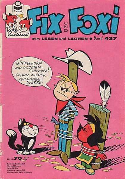 Fix und Foxi 437 - Cowboy - Indian - Cat - Feather - Pistols