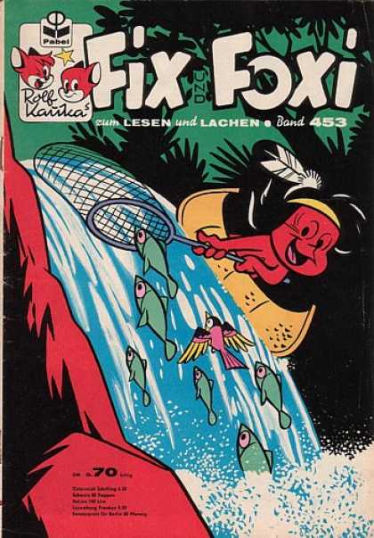 Fix und Foxi 453 - Indian - Waterfall - Salmon - Fishing - Boat