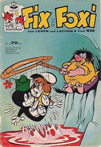 Fix und Foxi 510 - German - Foxes - Funny Animals - Caveman - Fishing