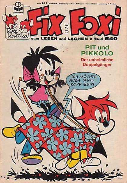 Fix und Foxi 540 - Lesen - Lachen - Pit Und Pikkolo - Cat - Bows