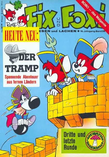 Fix und Foxi 653 - Bobo - Das Malgenie - Heute Neu Der Tramp - Castle - Foxes - Dritte And Letzte Runde