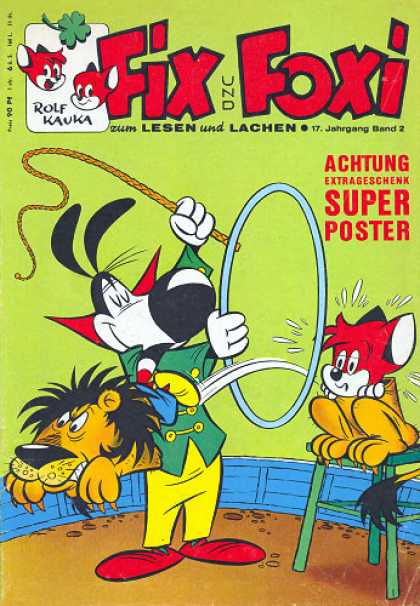 Fix und Foxi 681 - Rolf Kavka - Hunter - Loin - Achtung Extrageschenk Super Poster - 17 Jahrgang Band 2