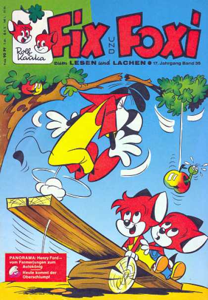 Fix und Foxi 714 - Apple - Worm - See-saw - Tree - Broken Branch