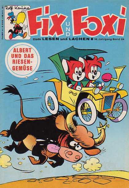 Fix und Foxi 755 - Car - Rolf Kauka - Lesen Und Lachen - Bull - Horns