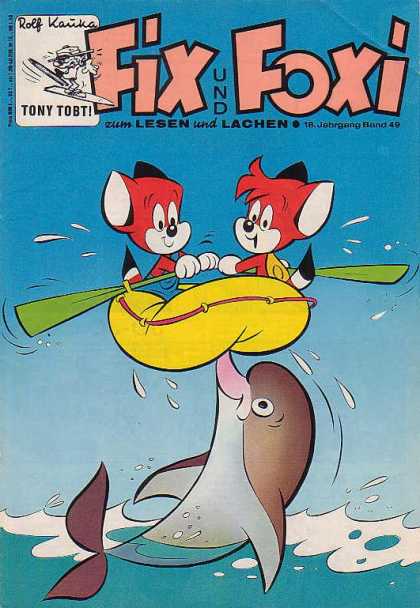 Fix und Foxi 780 - Foxes - Boat - Paddle - Dolphin - Sea