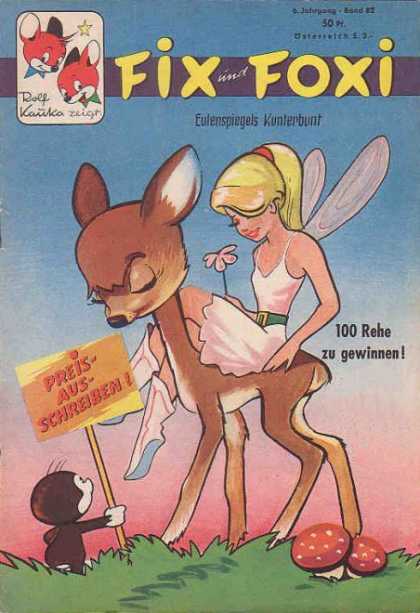 Fix und Foxi 82 - Mole - Fairy - Grass - Flower - Mushrom