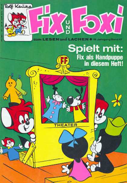 Fix und Foxi 831 - Roff Kauka - Puppet - Flower - Bow - Bird