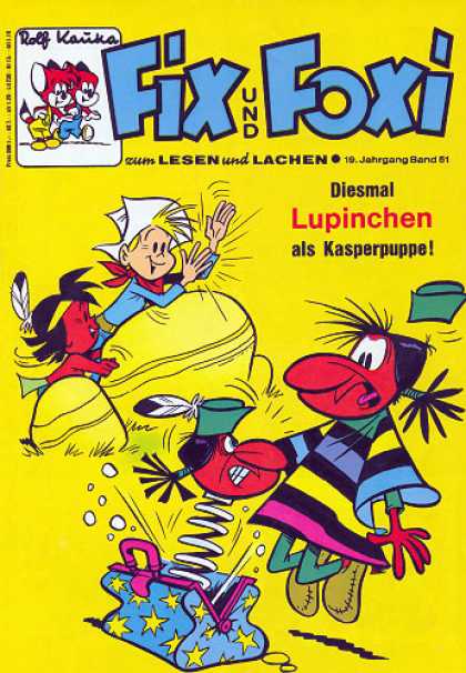 Fix und Foxi 835 - Diesmal - Lupichen - Als Kaspperpuppe - Lasen And Lachen - Red Face