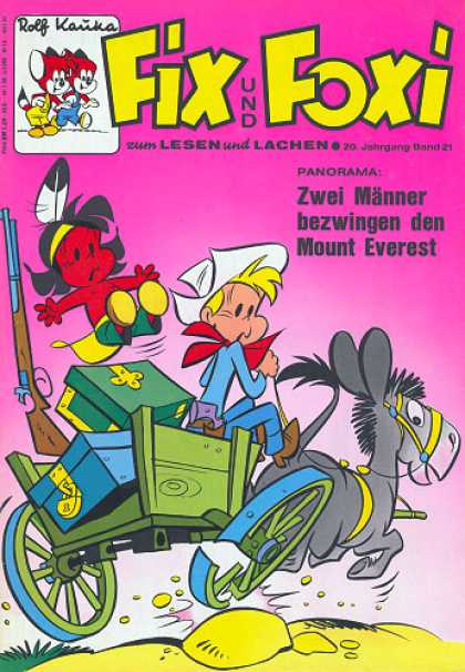 Fix und Foxi 857 - Fix Und Foxi - Cowboy - Indian - Horse - Wagon