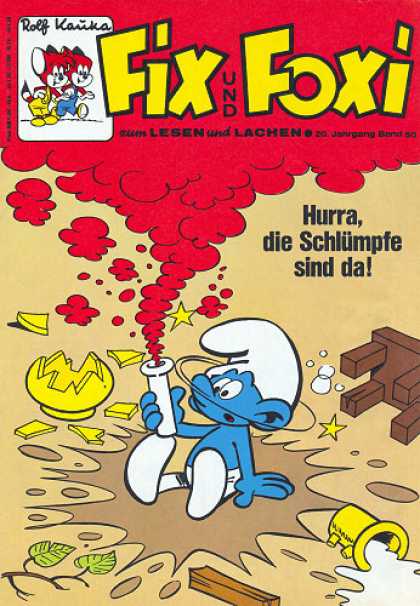 Fix und Foxi 886 - Smurf - Explosion - Lab - Dizzy - Broken