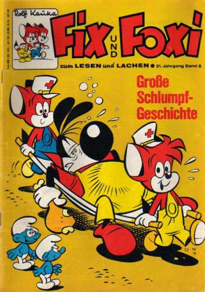 Fix und Foxi 893 - Lesen Und Lachen - Animal - Stretcher - Nurses - Smurfs