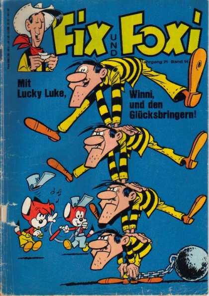 Fix und Foxi 902 - Cowboy - Convicts - Ball And Chain - Caps - Stripes