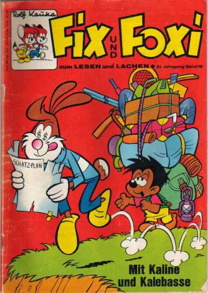 Fix und Foxi 907 - Hiking - Bunny - Fix And Foxi - Schatz-plan - Lesen And Lachen