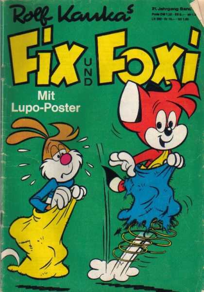 Fix und Foxi 915 - Lupo-poster - Rabbit - Fox - Sack Race - Springs