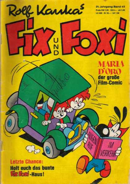 Fix und Foxi 930 - Rolf Kankas - Maria Doro - German - Holt Euch Das Bunte - Der Grobe Film-comic