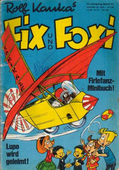 Fix und Foxi 935 - Rolf Kauka - Kamikaze - Mit Firlefanz-minibuch - Lupo Wird Geleimt - Plane