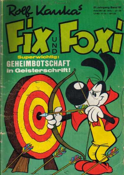 Fix und Foxi 940 - Dog - Bow And Arrow - Bullseye - Red Cape - Target