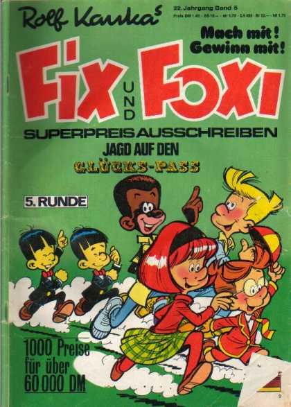 Fix und Foxi 945 - Rolb Kanka - Blonde Hair - Red Cap - Twins - 5 Runde