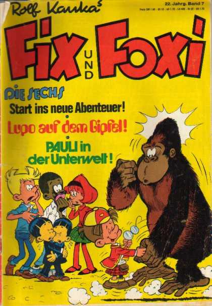 Fix und Foxi 947 - Pauli - Gorlla - Glasses - Shaking Hands - Uniform