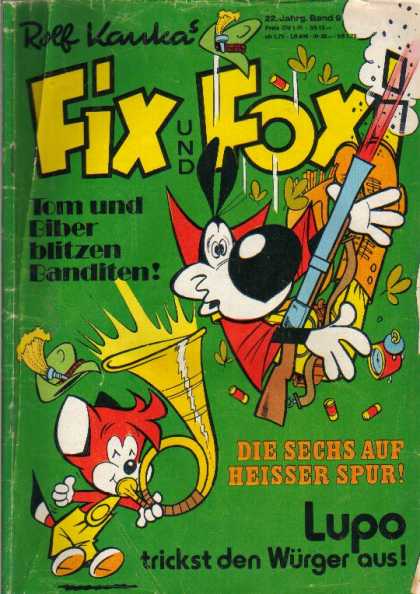 Fix und Foxi 948 - Gun - Bullets - Horn - Clock - Hat